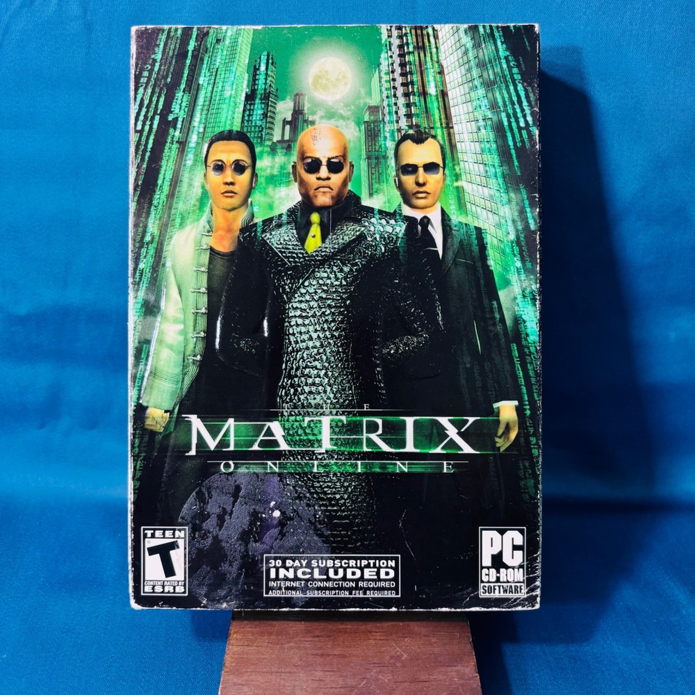The Matrix Online PC CD-ROM Big Box 2005 w Manuals Inserts